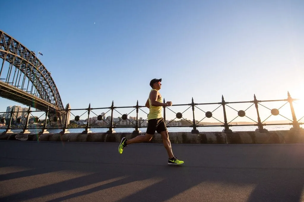 Runner durante un allenamento